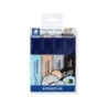 Staedtler Textsurfer Classic 364 Confezione da 4 pennarelli fluorescenti - Asciugatura rapida - Tratto 1 - 5 mm circa - Colori a