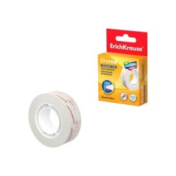 Nastro adesivo Erichkrause Crystal - 18 mm x 33 m - Trasparente