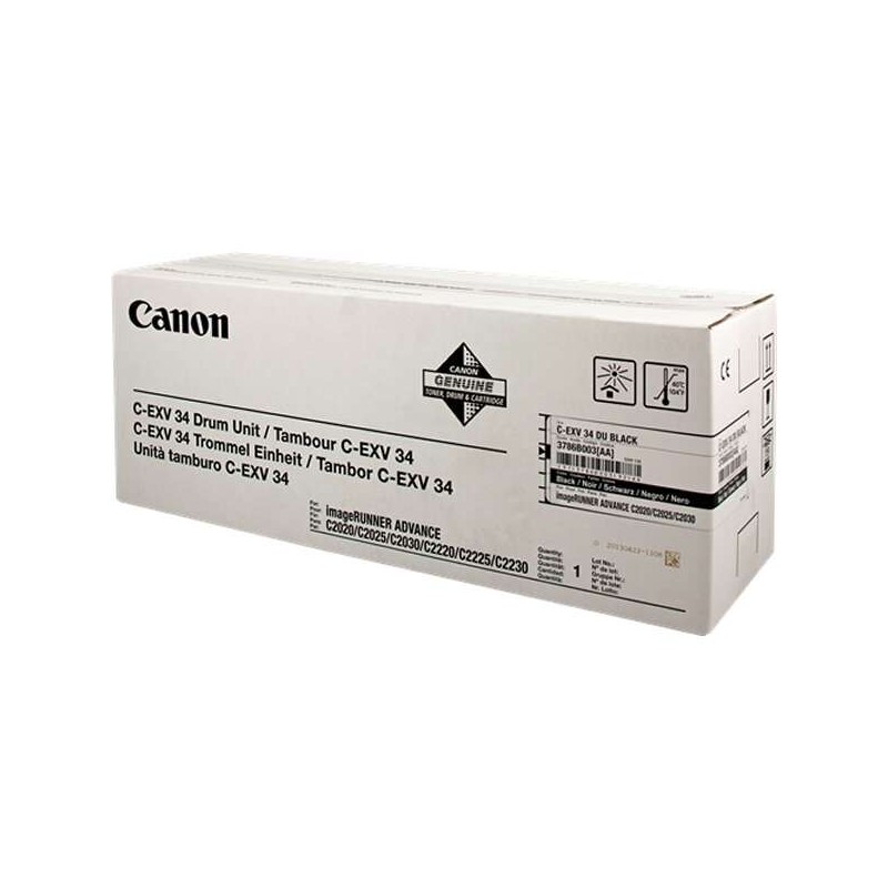 Tamburo per immagini originali nero Canon CEXV34 - 3786B003 (tamburo) Tamburo per immagini originali nero Canon CEXV34 - 3786B003 (tamburo)