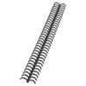 Rilegatura GBC Clickbind - Pettini trasparenti opachi da 12 mm - Riciclabile e riutilizzabile - Nera