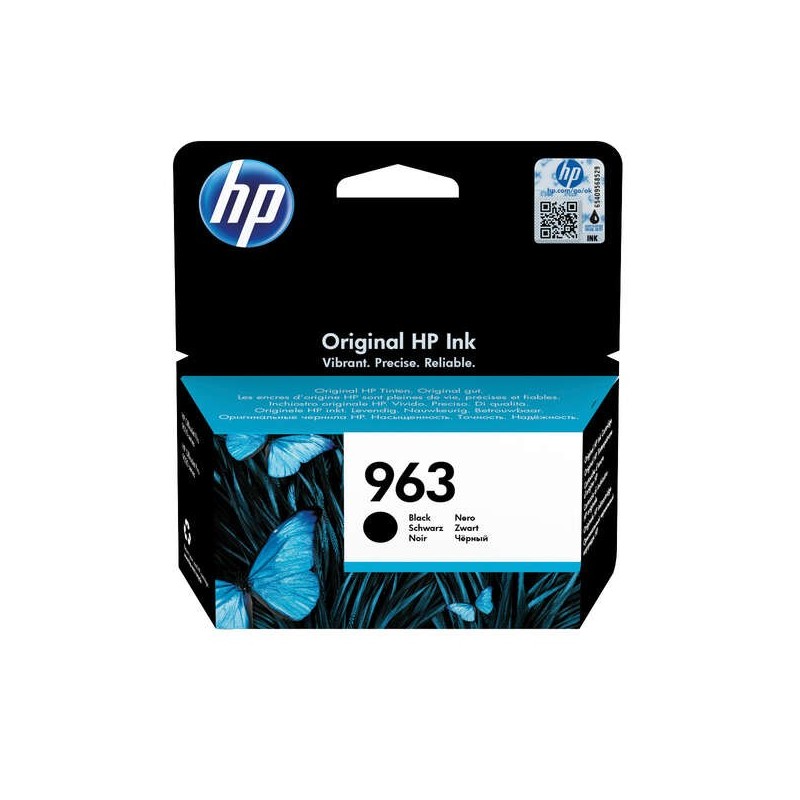 HP 963 Negro Cartucho de Tinta Original - 3JA26AE HP 963 Negro Cartucho de Tinta Original - 3JA26AE