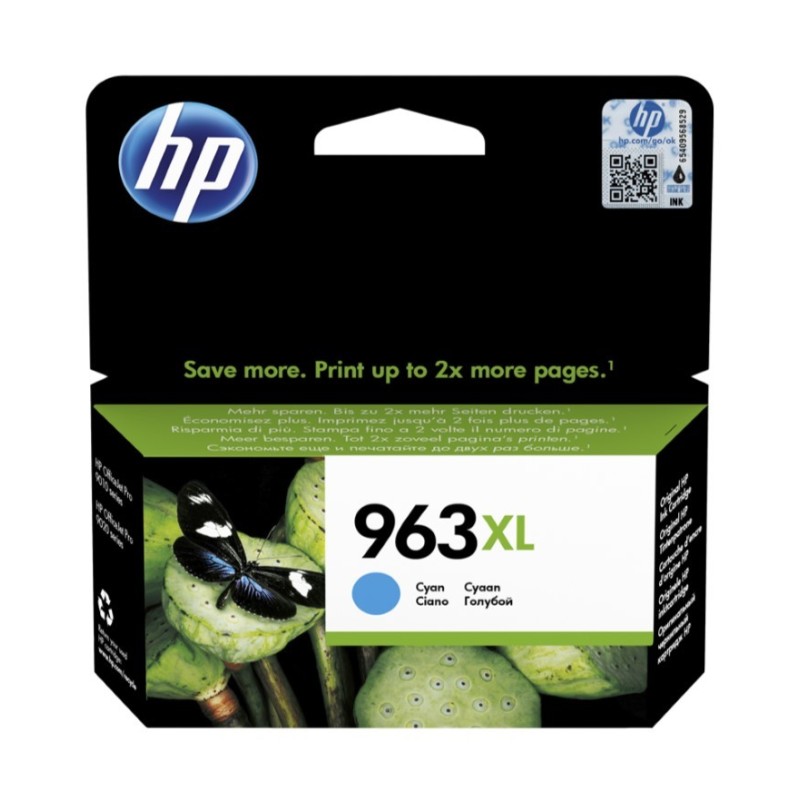Cartuccia d'inchiostro originale ciano HP 963XL - 3JA27AE