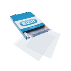 Elba Confezione da 100 coperture multiforo Folio standard - Materiale PP 70? - Trasparente e Resistente