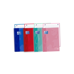Oxford School Classic A5+ Europeanbook - Copertina extra rigida e resistente - Quaderno con 80 fogli - Colori assortiti 5pz 5pz