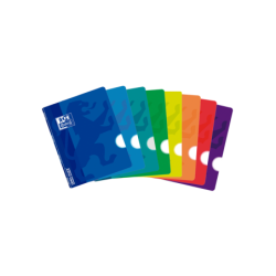 Oxford School Openflex A4 Libreta Grapada - Tapa de Plastico Resistente - 48 Hojas Lisas - Formato A4 - Colores Surtidos