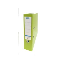 Raccoglitore a leva Elba Rado Top Folio - Dorso 80 mm - Esterno rivestito in plastica - Interno in carta - Colore lime 10pz 10pz
