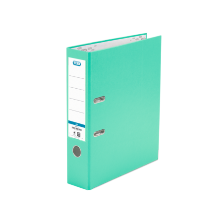 Raccoglitore a leva Elba Rado Top Folio - Dorso 80 mm - Esterno rivestito in plastica - Interno in carta - Colore menta 10pz 10p