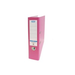 Raccoglitore a leva Elba Rado Top Folio - Dorso 80 mm - Esterno rivestito in plastica - Interno in carta - Colore rosa 10pz 10pz