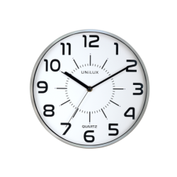Orologio Unilux Pop - Design Moderno ed Elegante - Movimento Al Quarzo Preciso - Colore Grigio Metallizzato