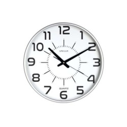 Orologio da parete Unilux Maxi Pop grigio - Design moderno e sorprendente - Grandi dimensioni per una facile lettura - Colore gr