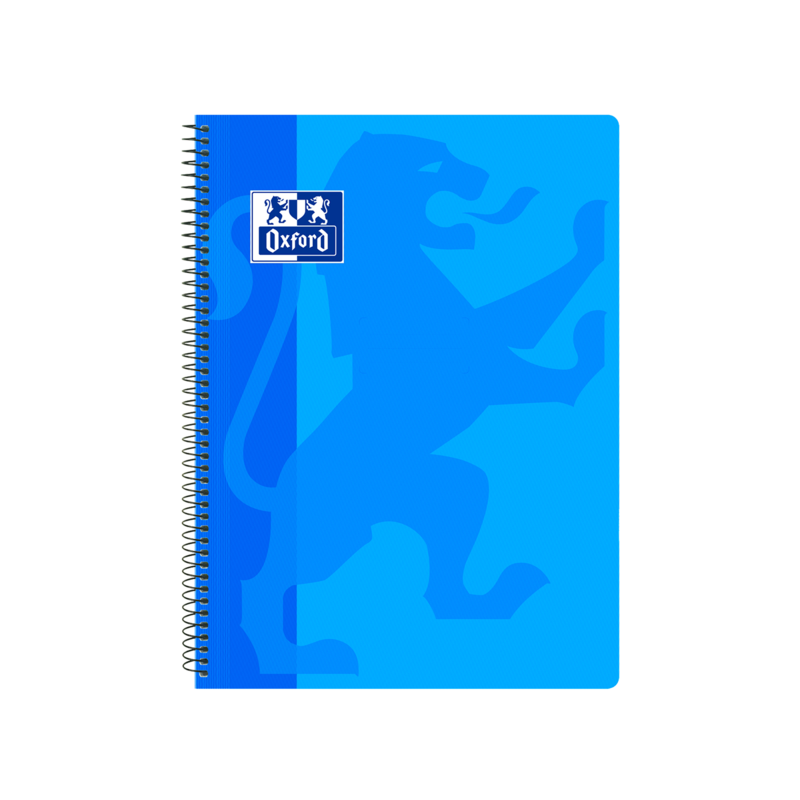 Oxford School Classic Cuaderno Espiral Tapa de Plastico Folio 4x4 - 80 Hojas - Color Turquesa Oxford School Classic Cuaderno Espiral Tapa de Plastico Folio 4x4 - 80 Hojas - Color Turquesa