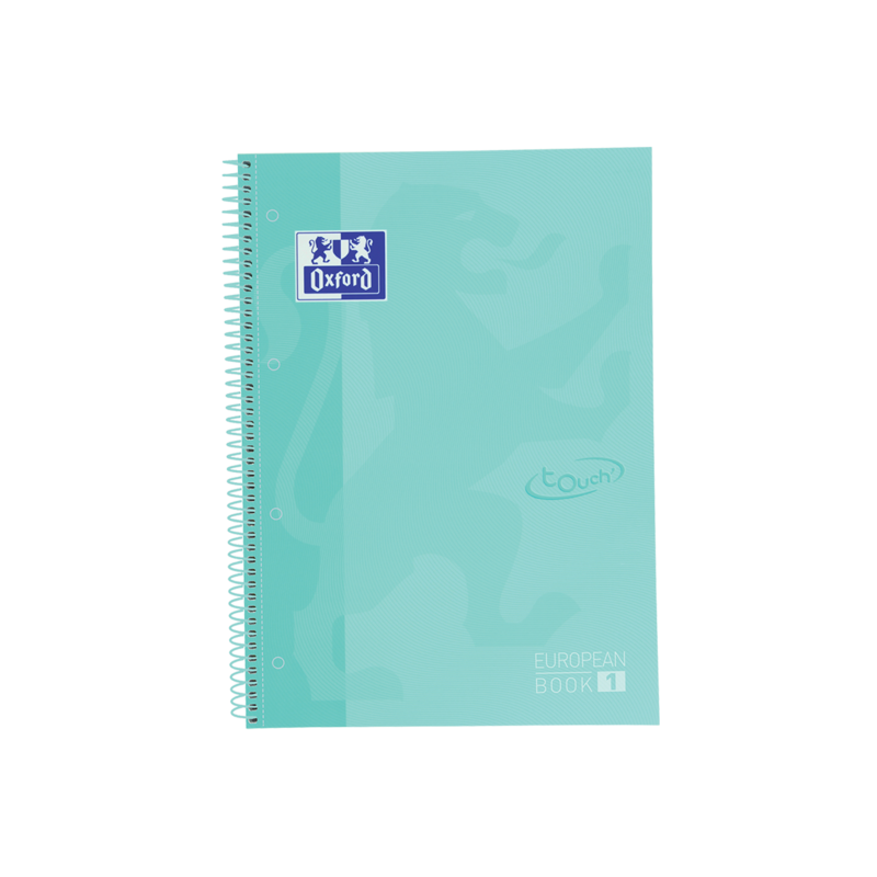Oxford School Touch Europeanbook 1 A4+ Copertina extra rigida - Quaderno con copertina rigida - 80 fogli 5x5 - Design pastello m Oxford School Touch Europeanbook 1 A4+ Copertina extra rigida - Quaderno con copertina rigida - 80 fogli 5x5 - Design pastello m