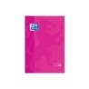 Taccuino sostitutivo Oxford School Classic - Formato A4 - Copertina morbida - Incollato - Griglia 5x5 - 80 fogli - Colore fucsia