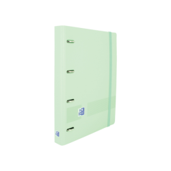 Oxford Live & Go A4+ Polyfoam Europeanbinder - Lomo de 45mm - Anillas de 4Dx35mm - Incluye Recambio 5x5 - Color Verde