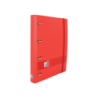 Oxford Live & Go A4+ Europeanbinder - Polyfoam Resistente - Lomo de 45mm - Anillas 4Dx35mm - Incluye Recambio 5x5 - Color Rojo