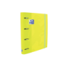 Oxford Touch A4+ Europeanbinder - Tapa Extradura Resistente - Lomo de 45mm - Anillas 4Dx35mm - Incluye Recambio 5x5 - Color Lima
