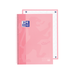 Oxford School Touch Europeanbook 1 A4+ Copertina extra rigida - 80 fogli - Copertina con disegno di fenicotteri pastello 5pz 5pz