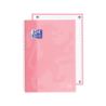 Oxford School Touch Europeanbook 1 A4+ Copertina extra rigida - 80 fogli - Copertina con disegno di fenicotteri pastello 5pz 5pz