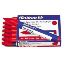 Pelikan Barra para Marcar 772/12 - Punta Resistente - Ideal para Resaltar Textos - Color Rojo