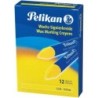Stick per marcatura Pelikan 772/12 - 12 mm - Inchiostro fluorescente - Punta a scalpello - Resistente all'acqua - Colore giallo