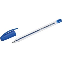 Penna Pelikan Super Soft Stick - Corsa 1 mm - Inchiostro super fluido - Impugnatura triangolare - Colore blu 50pz 50pz