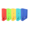 Oxford Live &amp; Go A4+ Raccoglitore in plastica polyfoam - Copertina robusta - Dorso a leva da 70 mm - Colori assortiti 5pz 5p