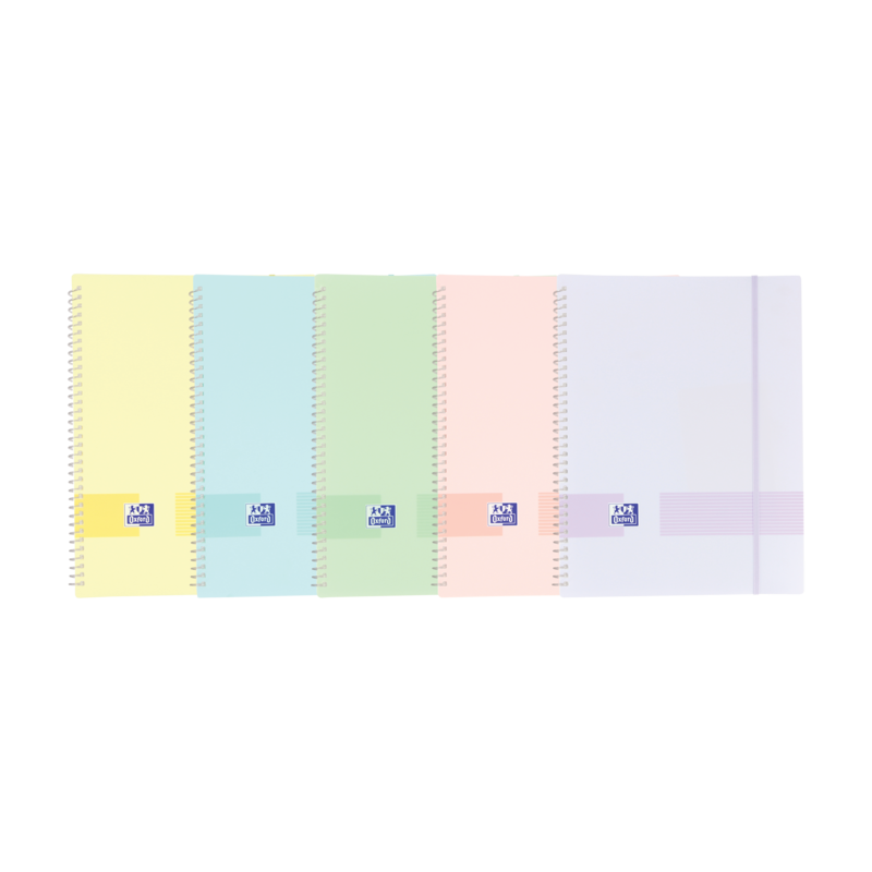 Oxford Live & Go A4 Carpeta de Fundas - Tapa de Plastico Opaco - Espiral 20 Fundas - Colores Surtidos Oxford Live & Go A4 Carpeta de Fundas - Tapa de Plastico Opaco - Espiral 20 Fundas - Colores Surtidos