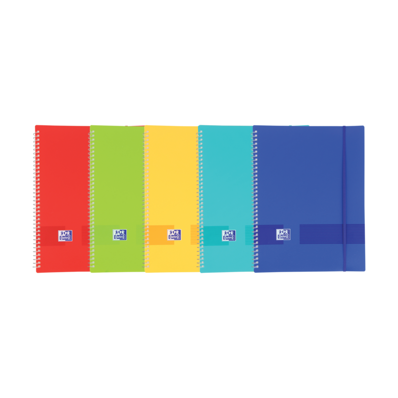 Oxford Live & Go A4 Carpeta de Fundas - Tapa de Plastico Opaco - Espiral 40 Fundas - Color Vivos Oxford Live & Go A4 Carpeta de Fundas - Tapa de Plastico Opaco - Espiral 40 Fundas - Color Vivos