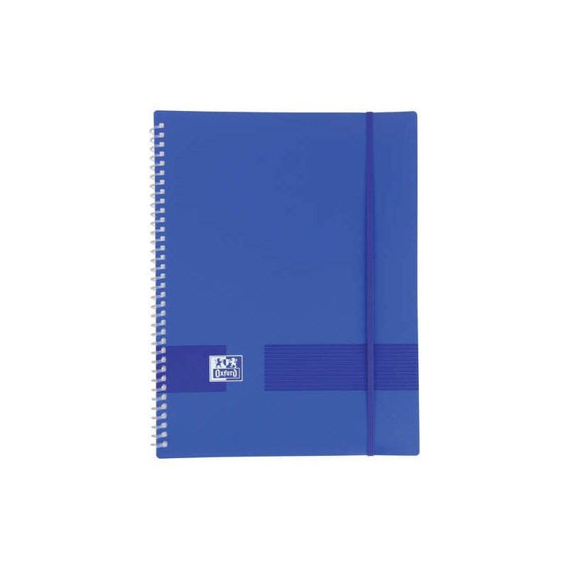 Oxford Live & Go A4 Carpeta de Fundas - Tapa de Plastico Opaco - Espiral 40 Fundas - Color Azul Marino Oxford Live & Go A4 Carpeta de Fundas - Tapa de Plastico Opaco - Espiral 40 Fundas - Color Azul Marino