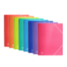 Cartella con buste Oxford Urban A4 - Copertina in plastica traslucida - Spirale - 30 buste - Colori assortiti 10pz 10pz