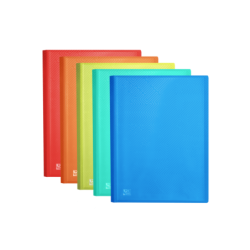 Oxford Urban A3 Carpeta de Fundas Soldadas - Tapa de Plastico Translucido - 20 Fundas - Colores Surtidos