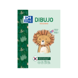 Oxford Dibujo Infantil/Ocio - Bloc Encolado A4 - Tapa Blanda/Contratapa Rigida - 20 Hojas 90gr