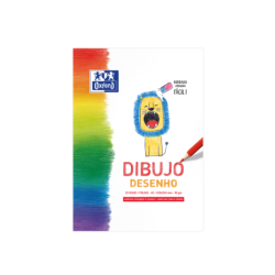 Oxford Dibujo Infantil/Ocio Bloc Encolado Dibujo A2 - Tapa Blanda/Contratapa Rigida - 20 Hojas - 90gr