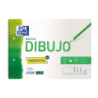 Oxford Dibujo Escolar Bloc Espiral Dibujo A4+ - Tapa Blanda/Contratapa Rigida - 20 Hojas 130gr - con Recuadro y 2 Taladros