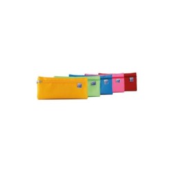 Astuccio piatto grande Oxford Kangoo Teens - Gomma elastica per fissarlo al taccuino - Colori assortiti 5pz 5pz
