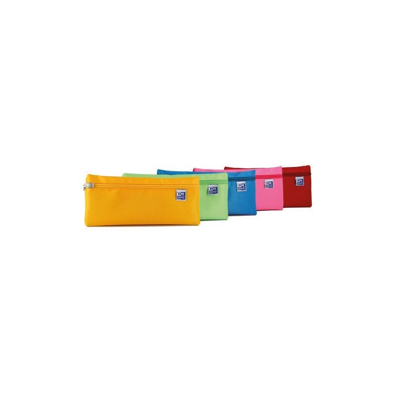 Oxford Kangoo Teens Estuche Plano Grande - Goma Elastica para unirlo al Cuaderno - Colores Surtidos Oxford Kangoo Teens Estuche Plano Grande - Goma Elastica para unirlo al Cuaderno - Colores Surtidos