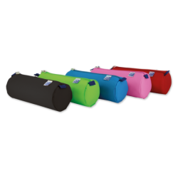 Astuccio rotondo grande per bambini Oxford Kangoo - Poliestere resistente - Colori assortiti 5pz 5pz
