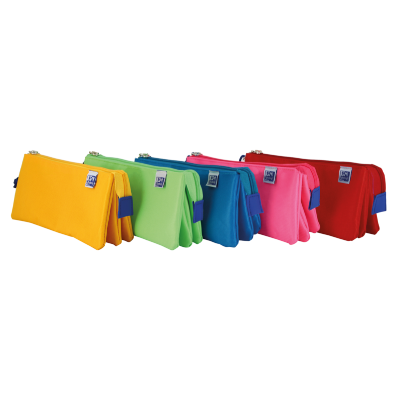 Oxford Kangoo Kids Astuccio triplo in poliestere - Dimensioni compatte 22x8x10 cm - Design divertente per bambini - Colori assor Oxford Kangoo Kids Astuccio triplo in poliestere - Dimensioni compatte 22x8x10 cm - Design divertente per bambini - Colori assor