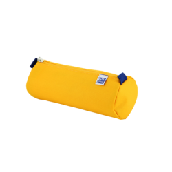 Astuccio rotondo grande per bambini Oxford Kangoo - Poliestere resistente - Colore giallo 5pz 5pz