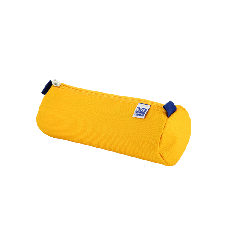 Oxford Kangoo Kids Estuche Redondo Grande - Resistente Poliester - Color Amarillo Oxford Kangoo Kids Estuche Redondo Grande - Resistente Poliester - Color Amarillo
