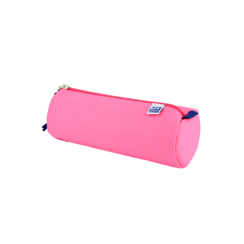 Oxford Kangoo Kids Estuche Redondo Grande - Poliester Resistente - Color Fucsia Oxford Kangoo Kids Estuche Redondo Grande - Poliester Resistente - Color Fucsia