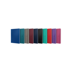 Taccuino Oxford cucito Signature Copertina extra rigida B5 - 1 riga - 80 fogli - Colori assortiti 10pz 10pz