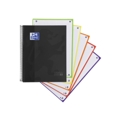 Oxford School Classic A4+ Europeanbook - Copertina extra rigida - 50% di fogli gratuiti - 5x5 - 120 fogli 5pz 5pz