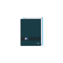 Oxford &amp; You A4+ Europeanbook - Copertina Extra Rigida Resistente - Quaderno con 80 Fogli - Griglia 5x5 - Colore Blu 5pz 5pz