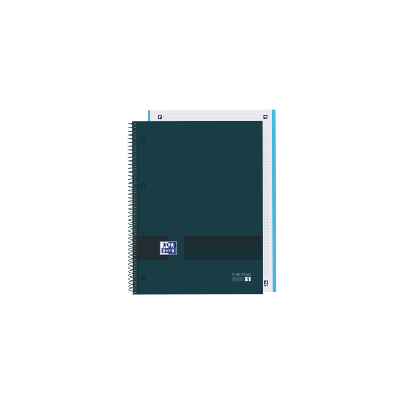 Oxford & You A4+ Europeanbook - Tapa Extradura Resistente - Cuaderno con 80 Hojas - Cuadricula 5x5 - Color Azul Oxford & You A4+ Europeanbook - Tapa Extradura Resistente - Cuaderno con 80 Hojas - Cuadricula 5x5 - Color Azul