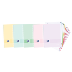 Oxford Live & Go A4+ Europeanbook - Tapa de Plastico - 160 Hojas - Colores Surtidos