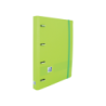Oxford Live & Go A4+ Polyfoam Europeanbinder - Lomo de 45mm - Anillas de 4Dx35mm - Recambio 5x5 - Color Verde