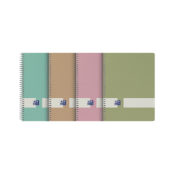 Oxford Nature Europeanbook A5+ Tapa Dura 5x5 80 Hojas - Tapa Dura Resistente - Formato A5+ - Cuadricula de 5x5 - 80 Hojas
