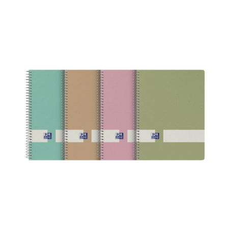 Oxford Nature Europeanbook A5+ Tapa Dura 5x5 80 Hojas - Tapa Dura Resistente - Formato A5+ - Cuadricula de 5x5 - 80 Hojas