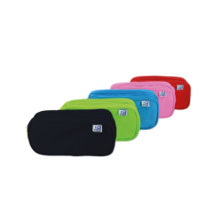 Oxford Kangoo Kids Estuche Triple - 3 Cremalleras - Poliester Resistente - Tamaño Compacto de 22.5x11x7cm - Colores Surtidos